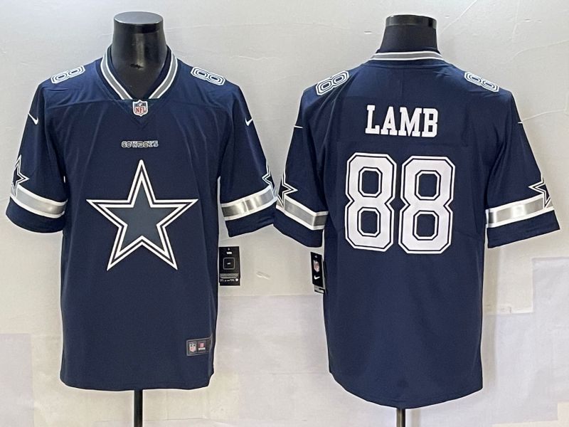 Men Dallas Cowboys #88 Lamb Blue 2025 Nike Limited NFL Jersey style 1->dallas cowboys->NFL Jersey